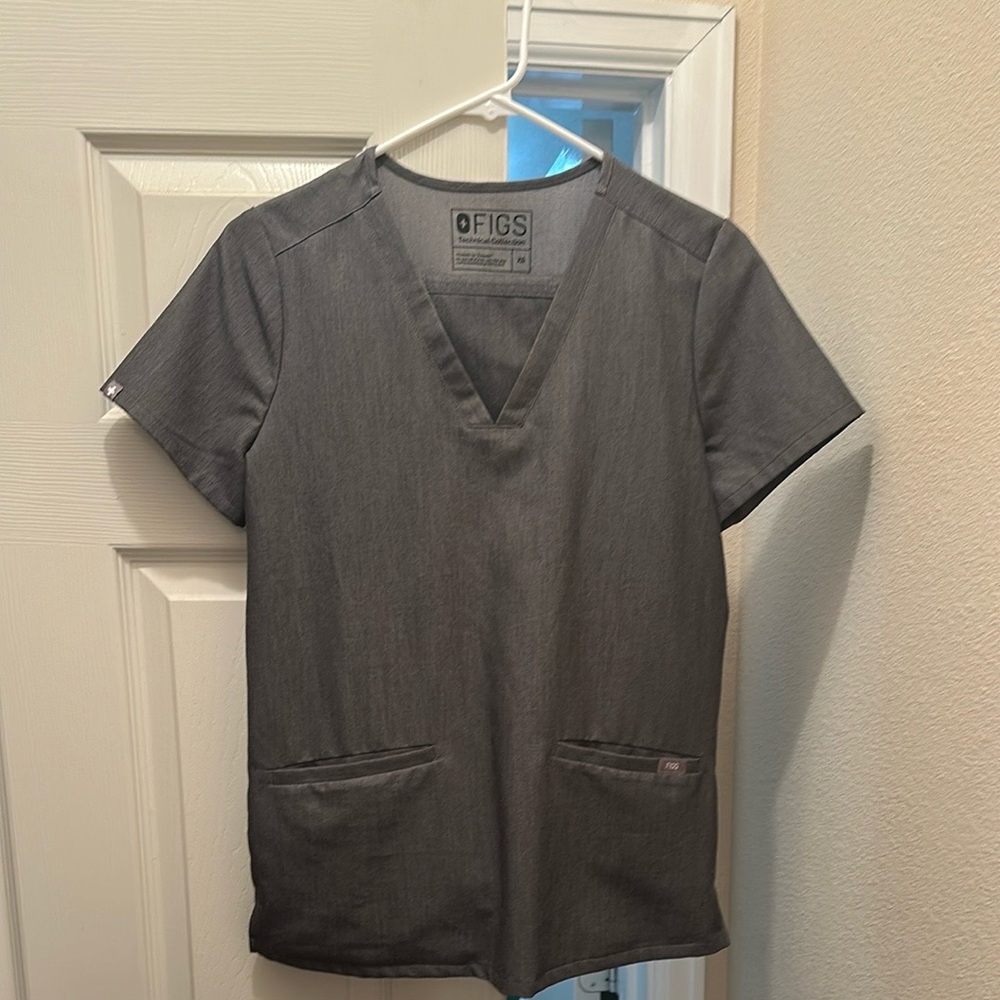 Figs Gray Scrub scrub set (x-small)